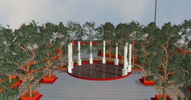 propuesta 2 Vista 1 de plaza de arma de Ozumba