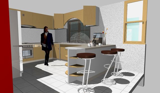 se pidió una cocina amplia