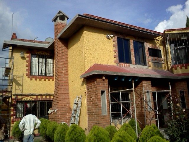 INICIO DE REMODELACION DE FACHADA CASA AMECA