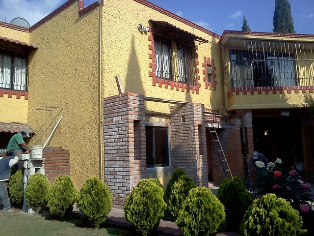 AVANCE DE REMODELACION DE FACHADA DE CASA DE AMECA